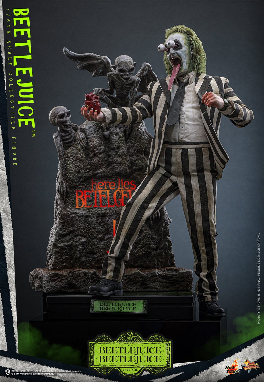 Hot Toys Beetlejuice: Movie Masterpiece Beetlejuice 30cm - Loaded Dice