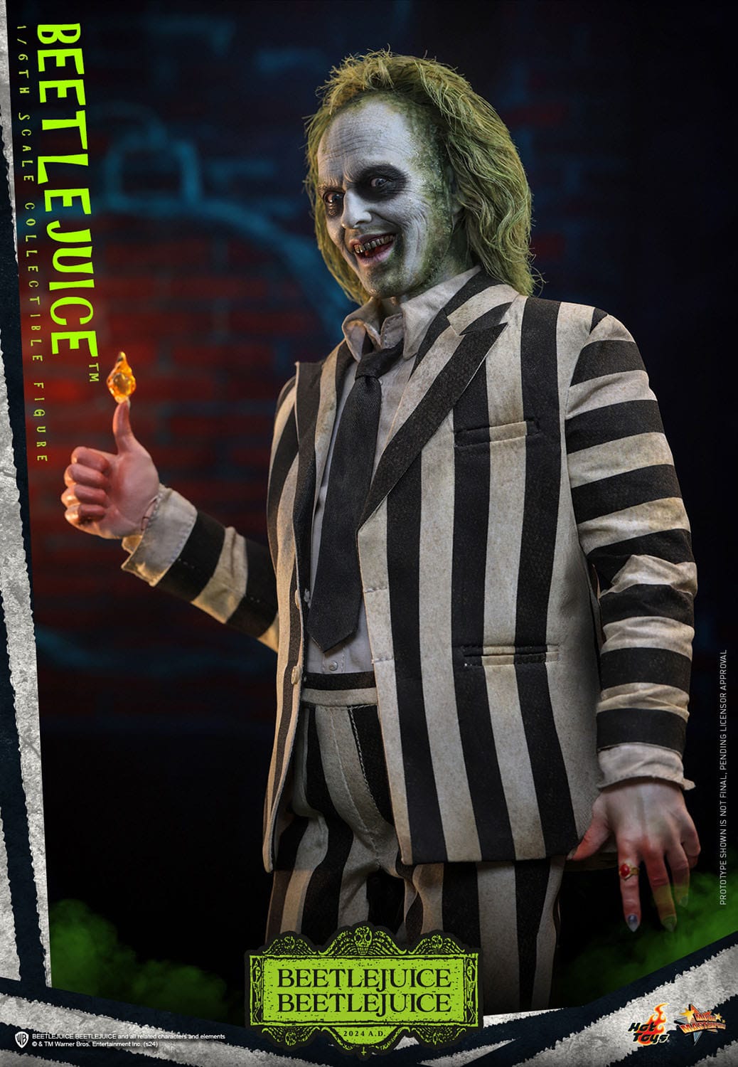 Hot Toys Beetlejuice: Movie Masterpiece Beetlejuice 30cm - Loaded Dice