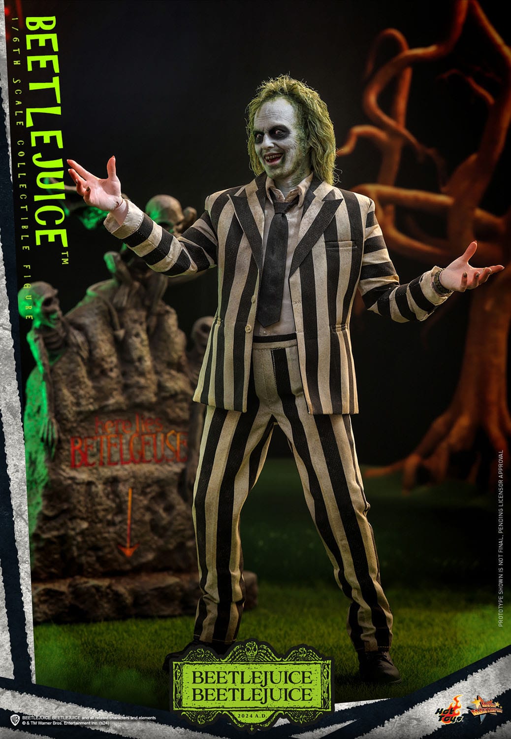 Hot Toys Beetlejuice: Movie Masterpiece Beetlejuice 30cm - Loaded Dice