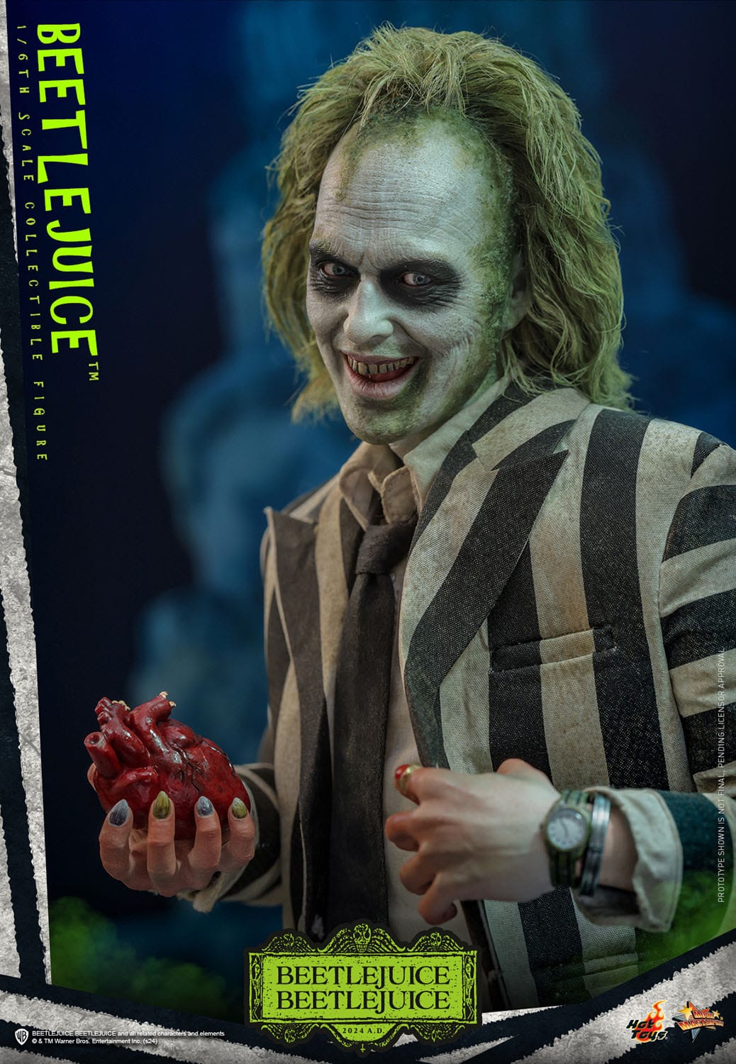 Hot Toys Beetlejuice: Movie Masterpiece Beetlejuice 30cm - Loaded Dice