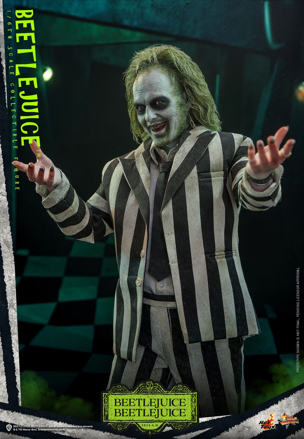 Hot Toys Beetlejuice: Movie Masterpiece Beetlejuice 30cm - Loaded Dice