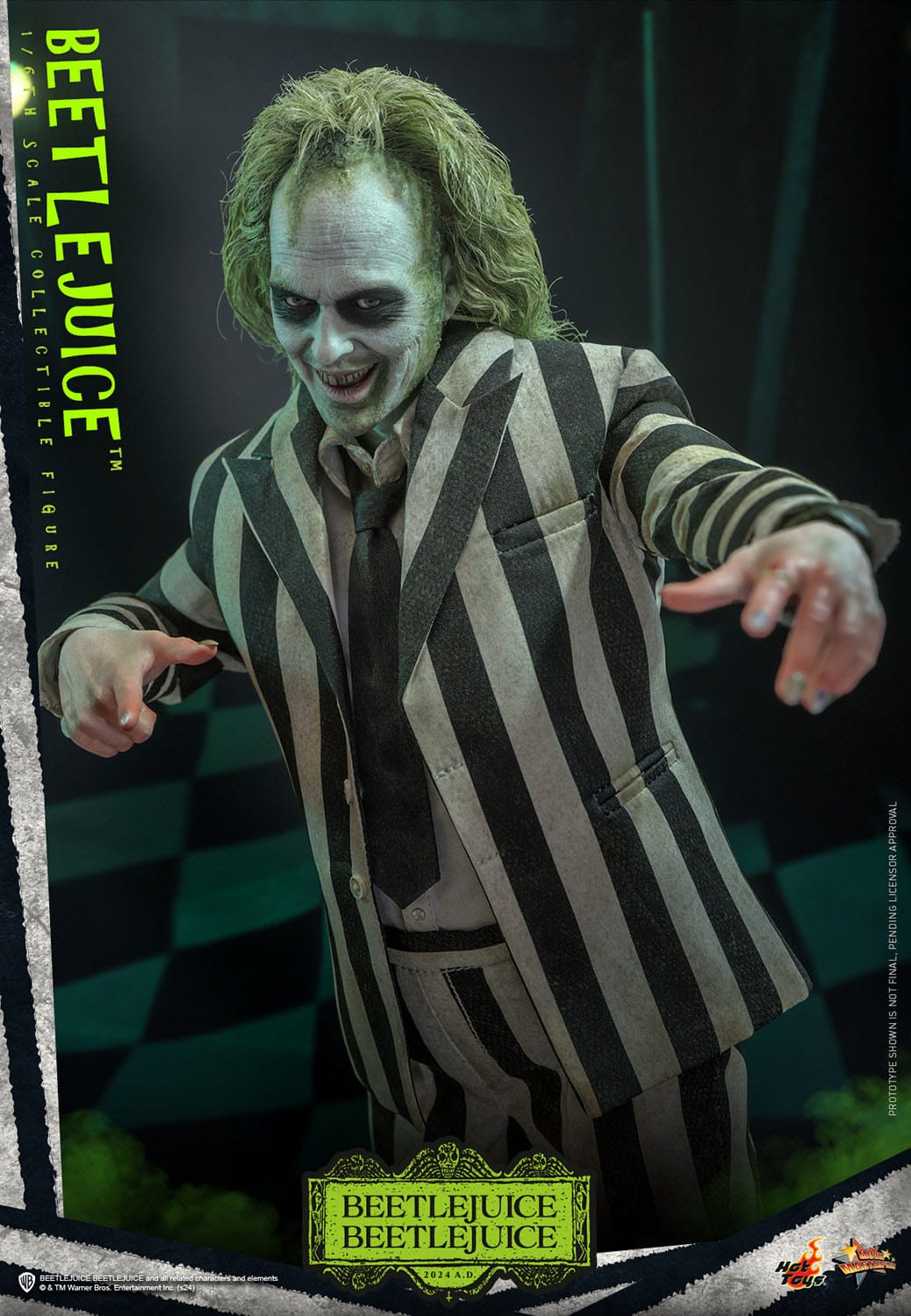 Hot Toys Beetlejuice: Movie Masterpiece Beetlejuice 30cm - Loaded Dice