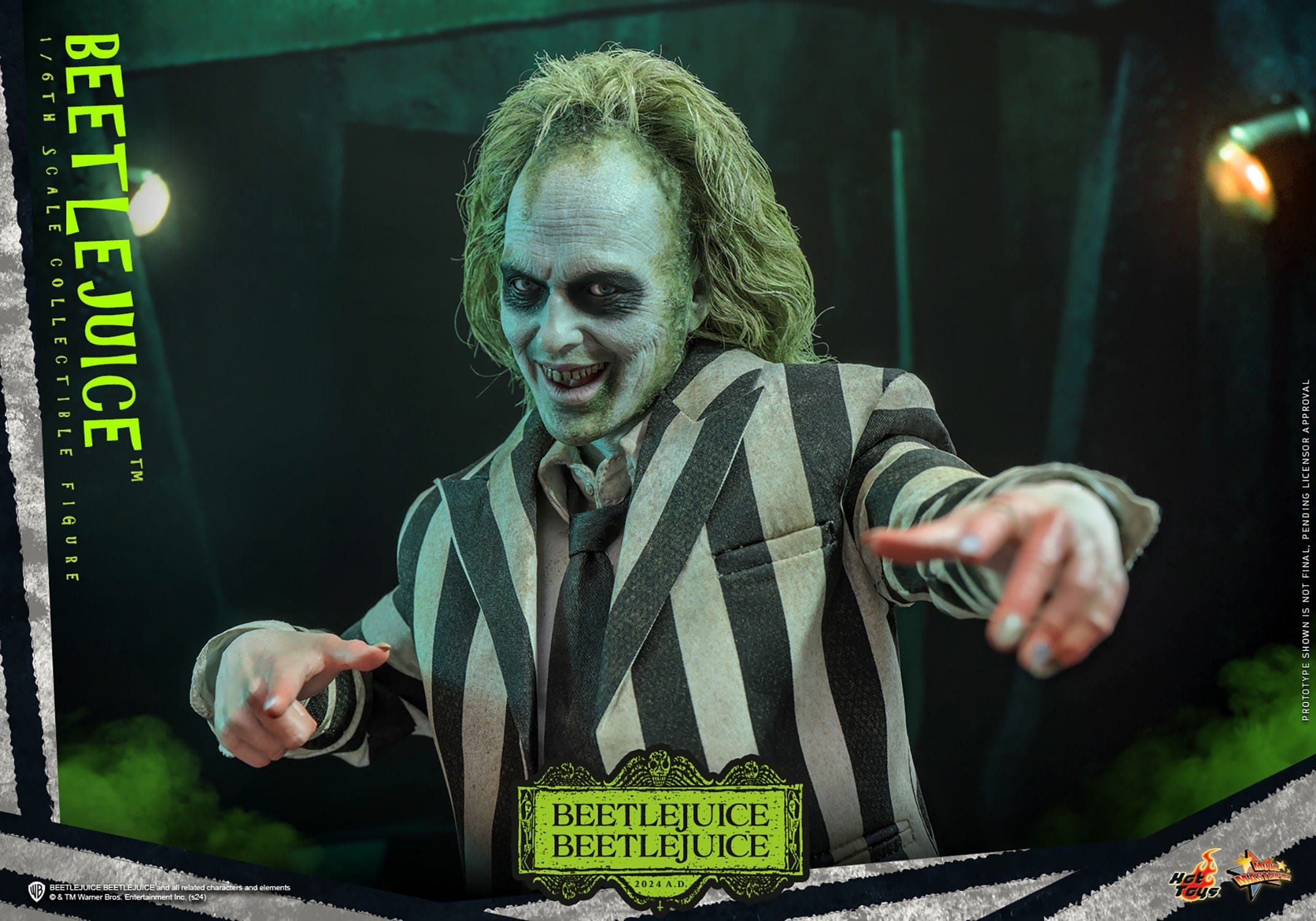Hot Toys Beetlejuice: Movie Masterpiece Beetlejuice 30cm - Loaded Dice