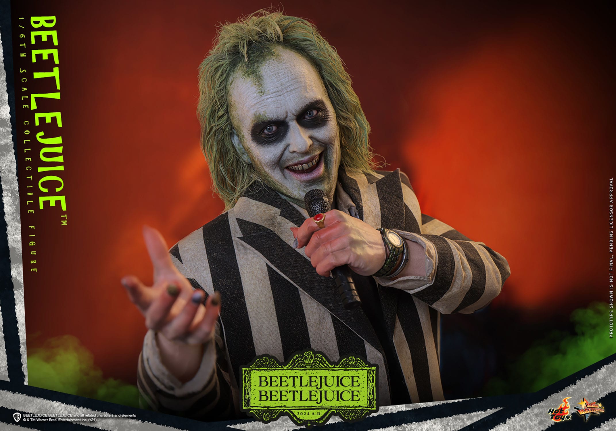 Hot Toys Beetlejuice: Movie Masterpiece Beetlejuice 30cm - Loaded Dice