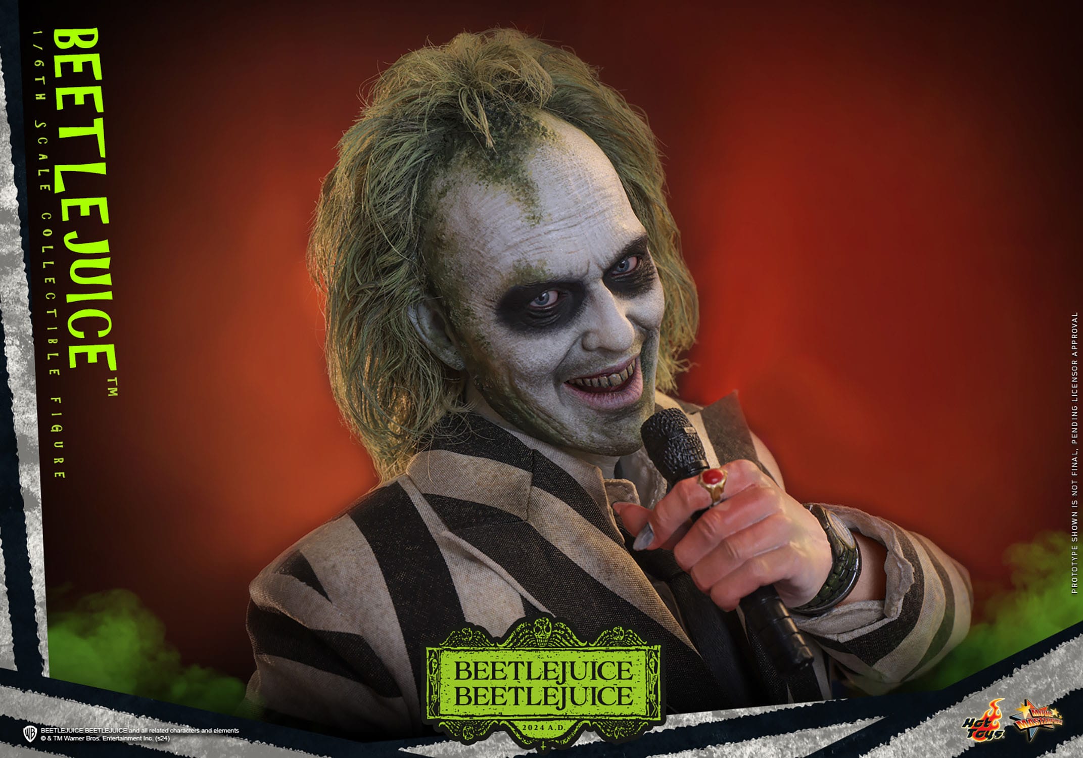 Hot Toys Beetlejuice: Movie Masterpiece Beetlejuice 30cm - Loaded Dice