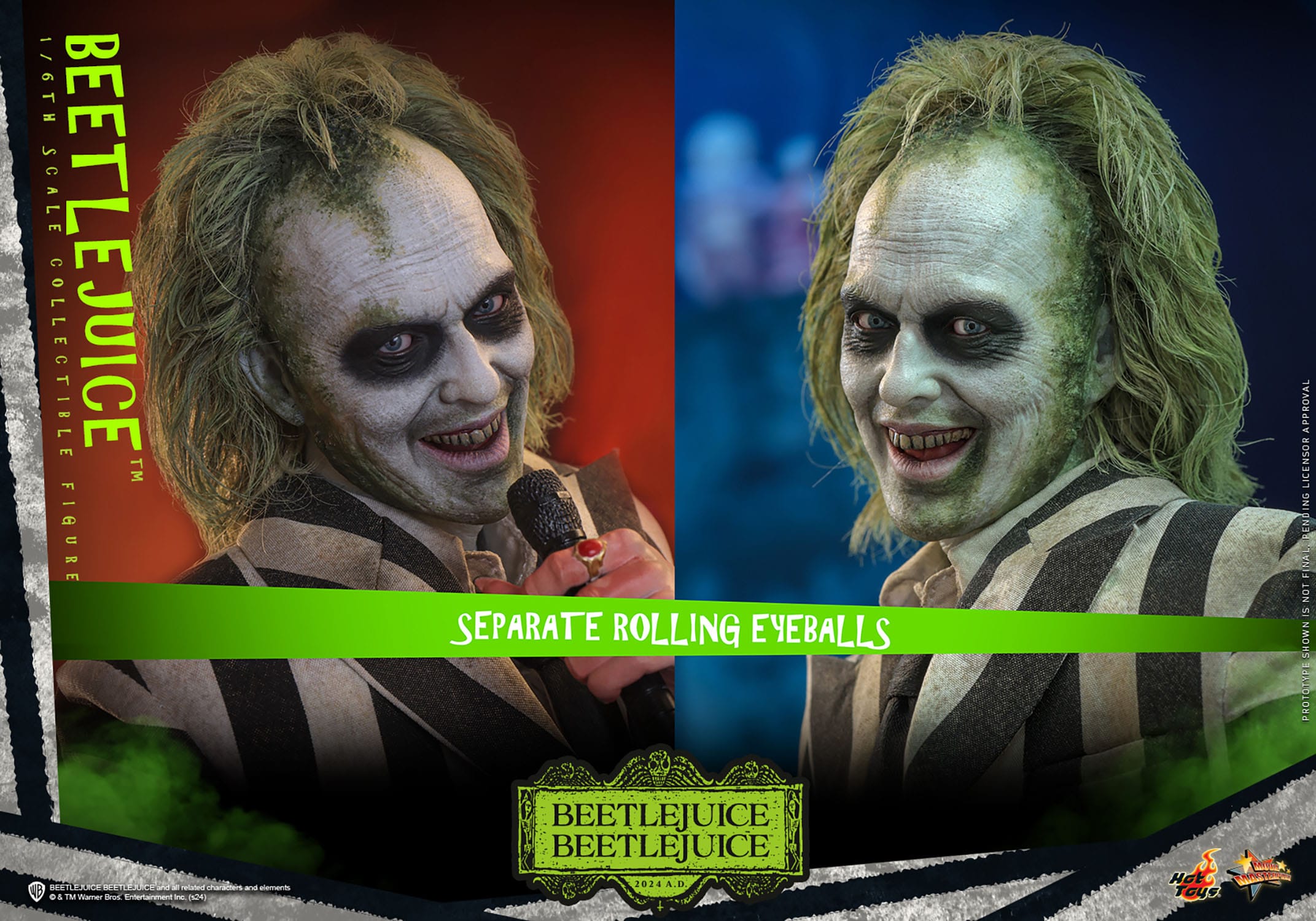 Hot Toys Beetlejuice: Movie Masterpiece Beetlejuice 30cm - Loaded Dice