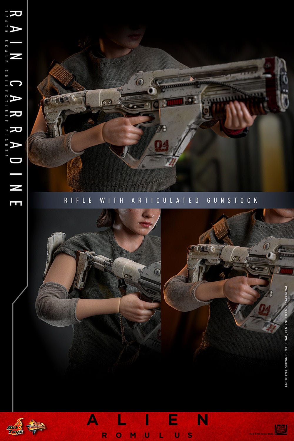 Hot Toy Alien: Romulus Movie Masterpiece Rain Carradine 26cm - Loaded Dice