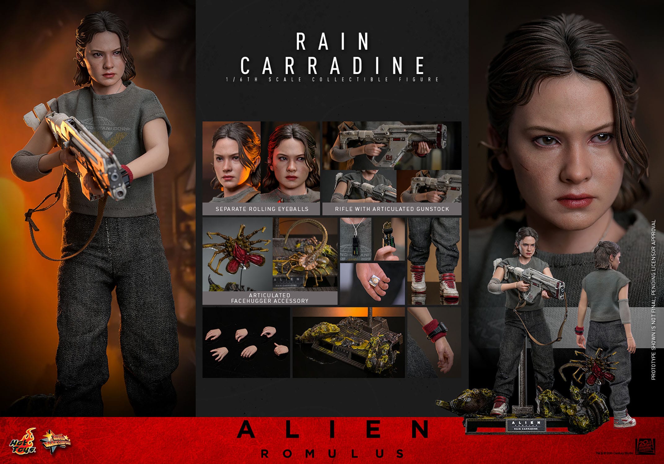 Hot Toy Alien: Romulus Movie Masterpiece Rain Carradine 26cm - Loaded Dice