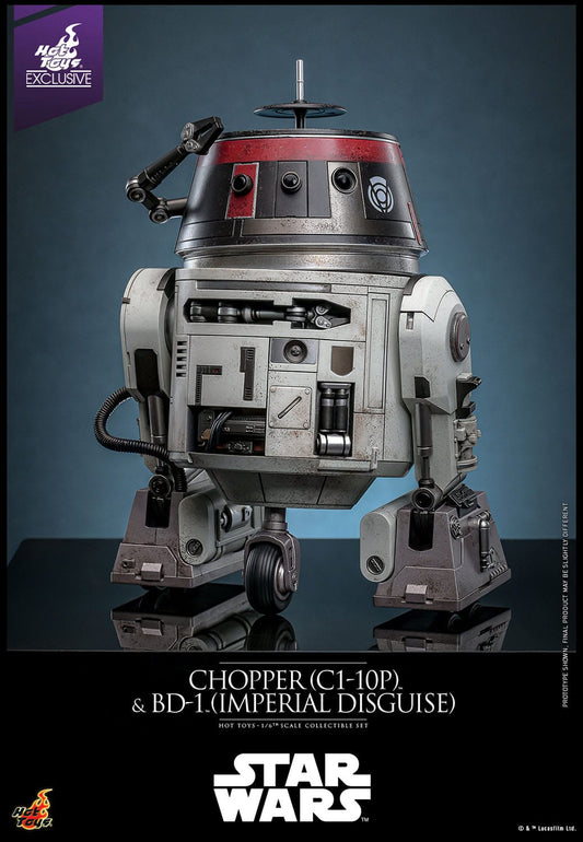 Hot Toys Star Wars: Chopper (C1-10P™) & BD-1™ (Imperial Disguise) 18cm & 8cm - Loaded Dice