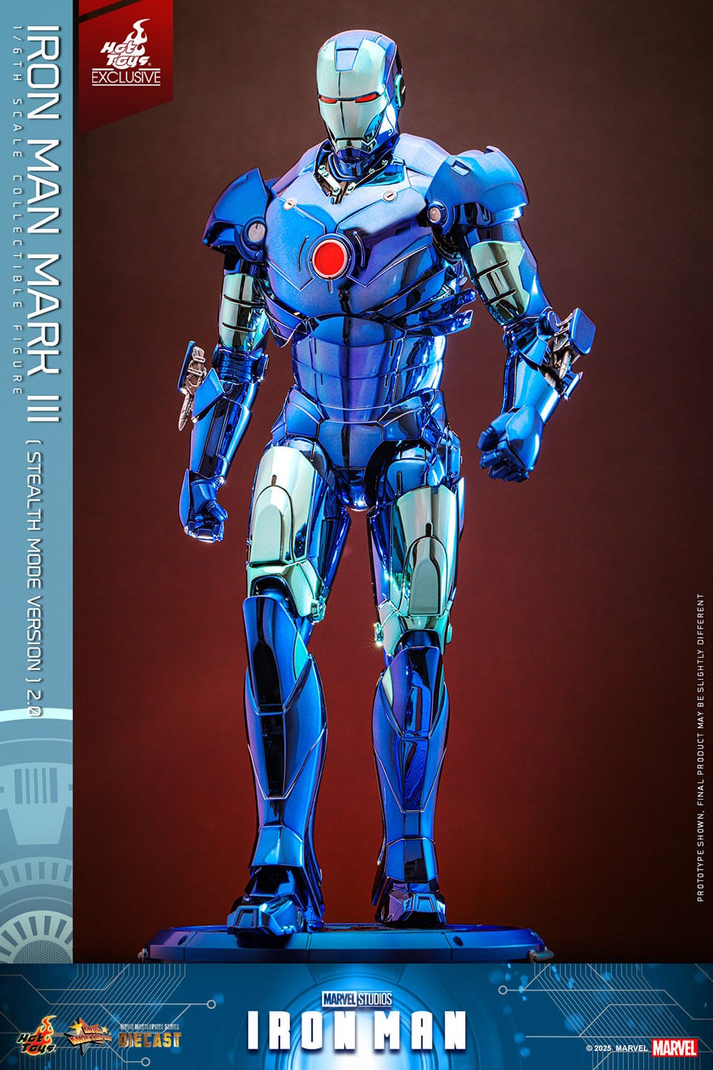 Hot Toys Iron Man: Movie Masterpiece Iron Man Mark III (Stealth Mode Ver.) 2.0 33cm - Loaded Dice