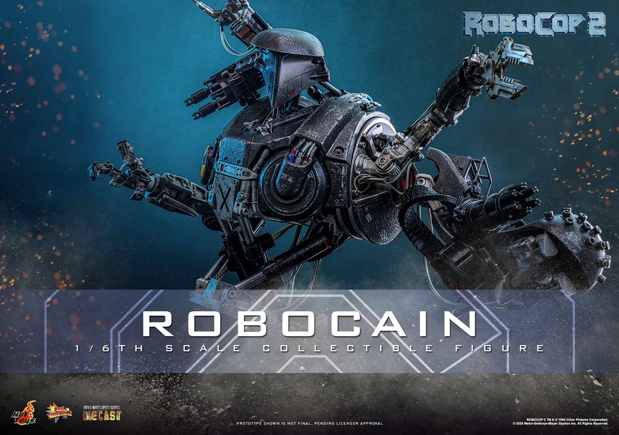 Hot Toys RoboCop 2: Movie Masterpiece RoboCain 40cm - Loaded Dice
