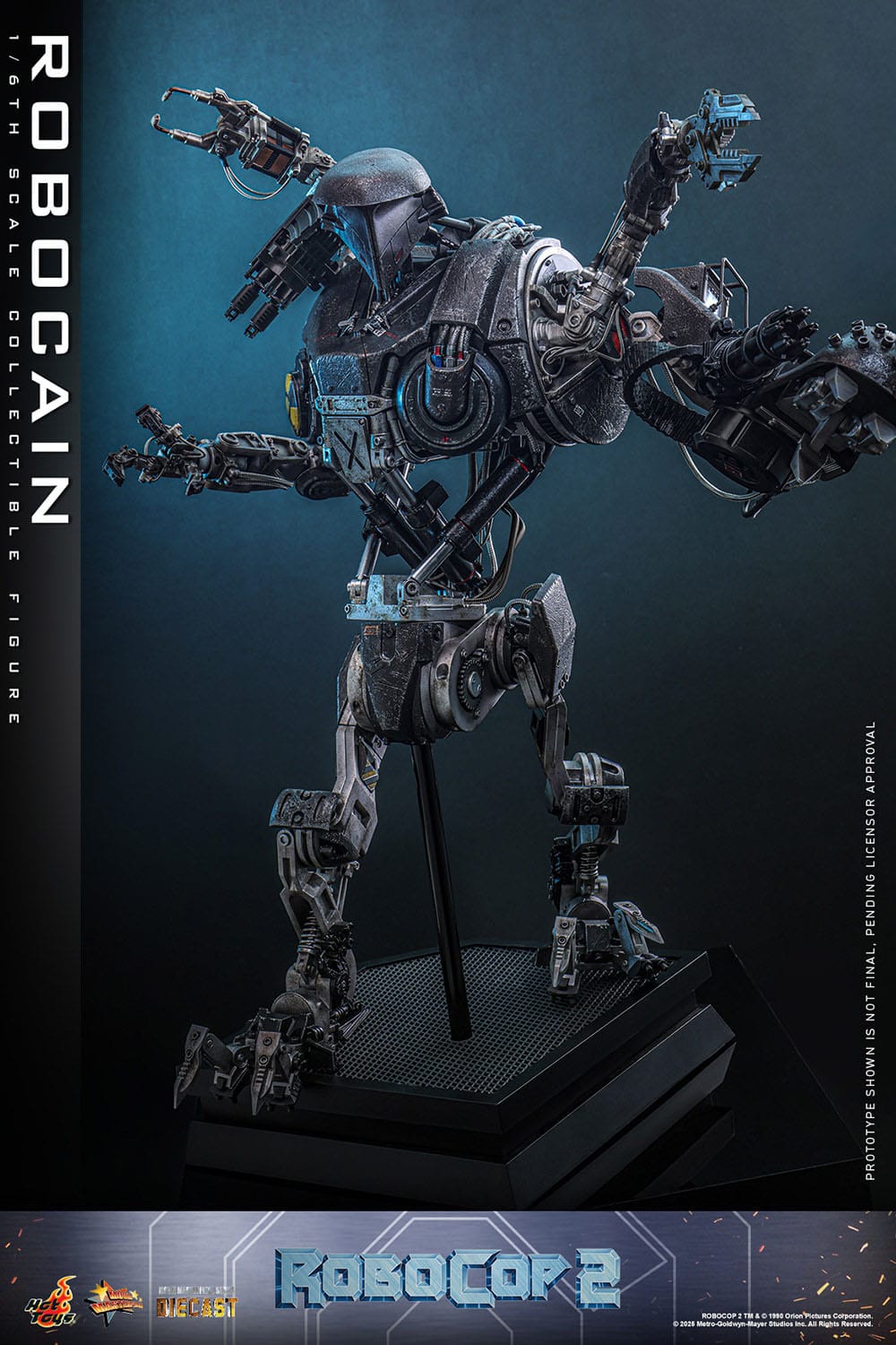 Hot Toys RoboCop 2: Movie Masterpiece RoboCain 40cm - Loaded Dice