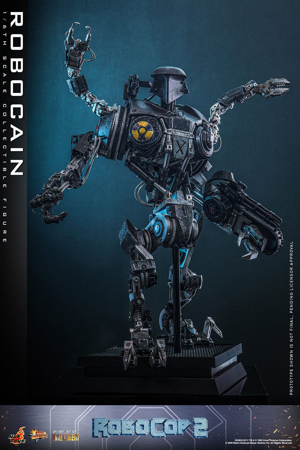 Hot Toys RoboCop 2: Movie Masterpiece RoboCain 40cm - Loaded Dice