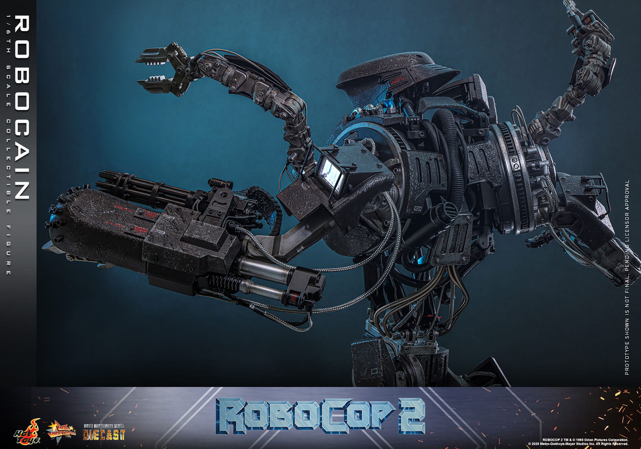 Hot Toys RoboCop 2: Movie Masterpiece RoboCain 40cm - Loaded Dice