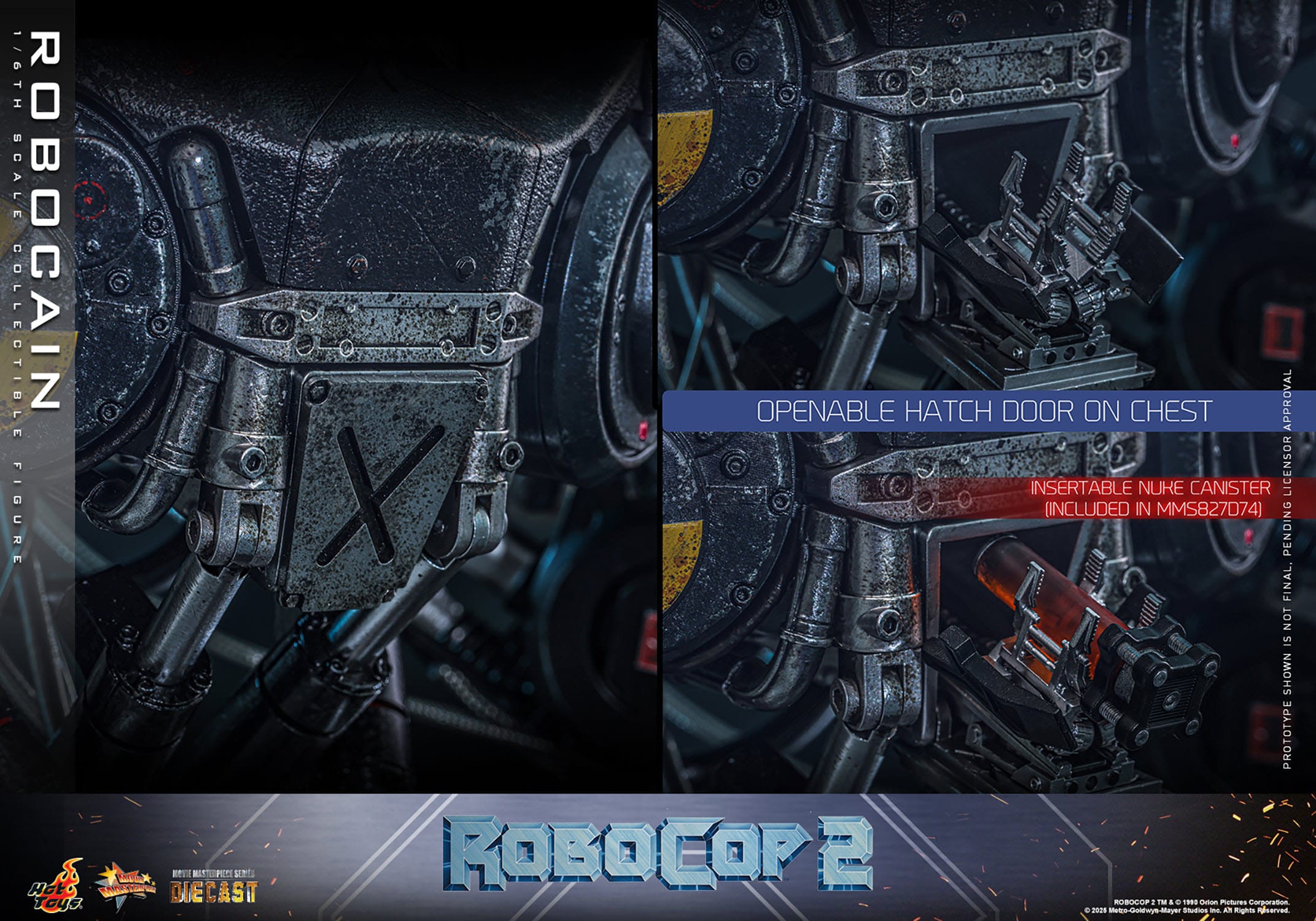 Hot Toys RoboCop 2: Movie Masterpiece RoboCain 40cm - Loaded Dice