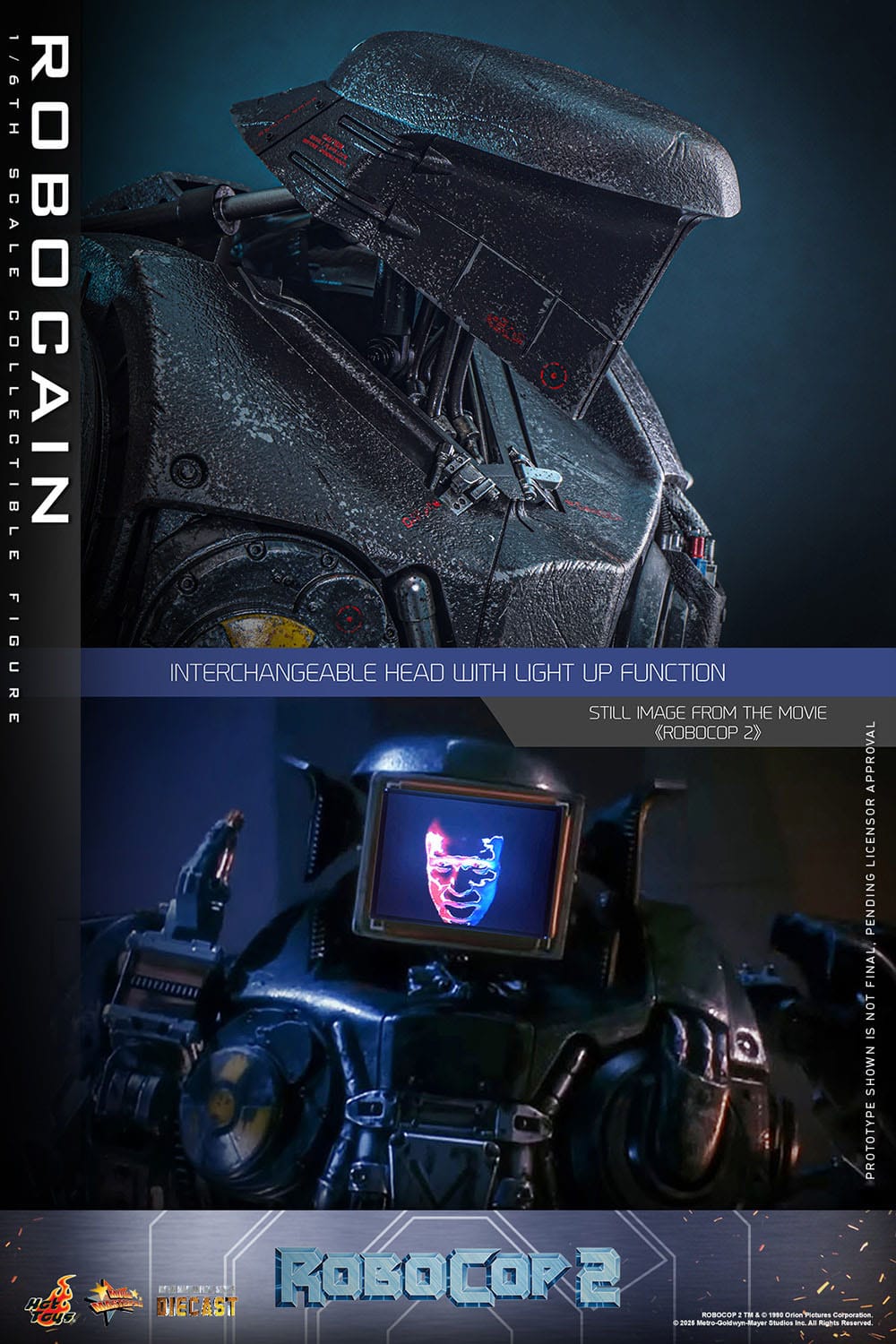 Hot Toys RoboCop 2: Movie Masterpiece RoboCain 40cm - Loaded Dice