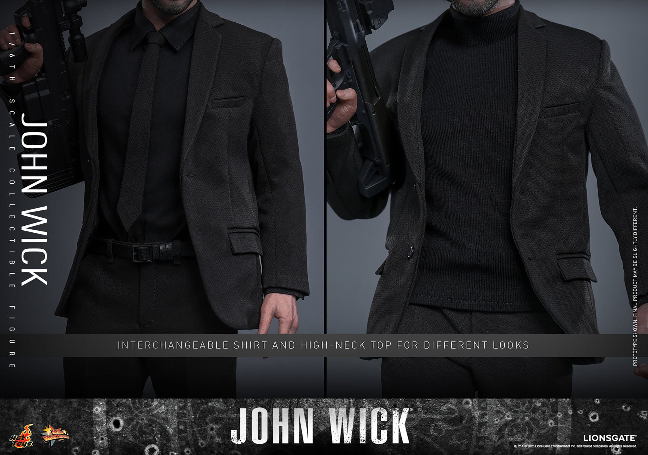 Hot Toys John Wick: Movie Masterpiece John Wick 31cm - Loaded Dice
