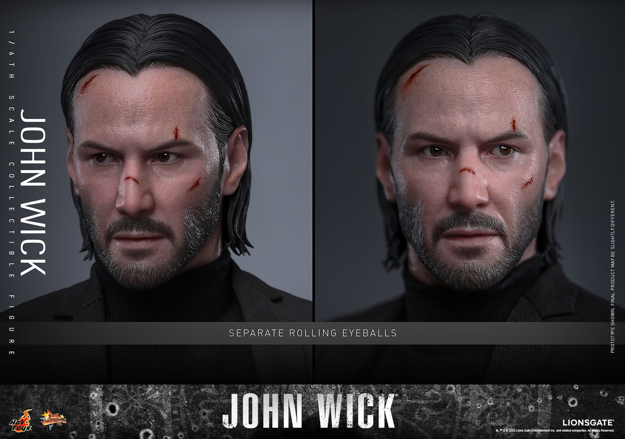 Hot Toys John Wick: Movie Masterpiece John Wick 31cm - Loaded Dice