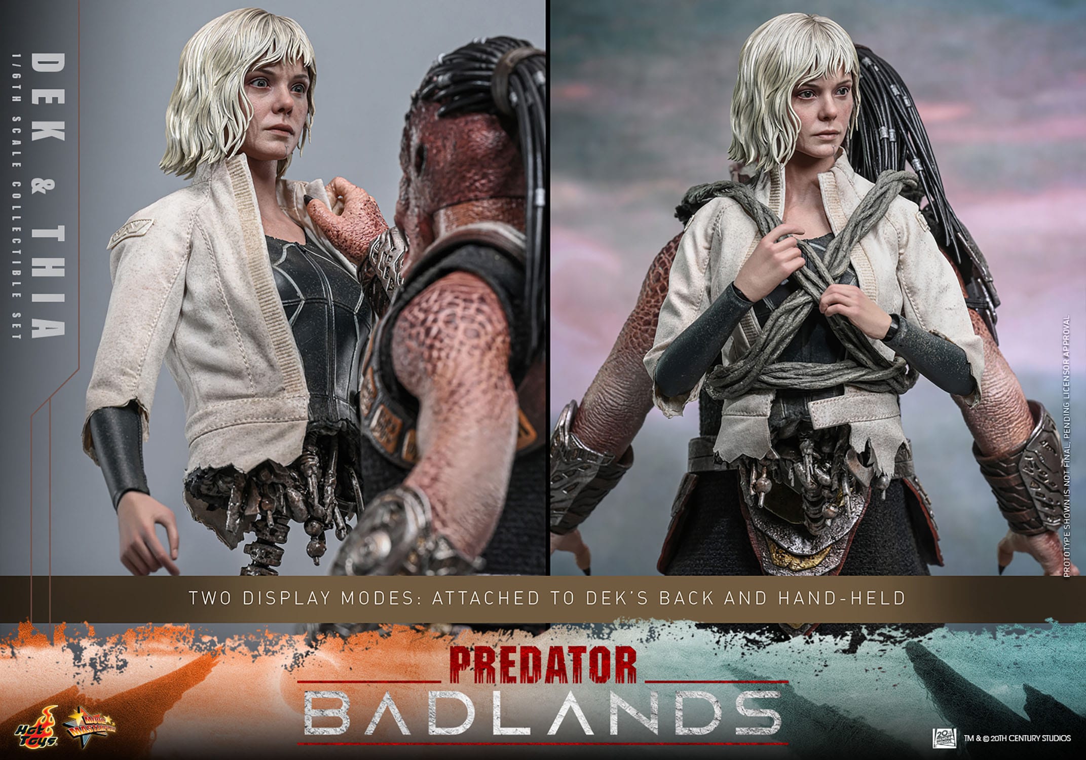 Hot Toy Predator: Badlands Movie Masterpiece Dek & Thia 30cm - Loaded Dice