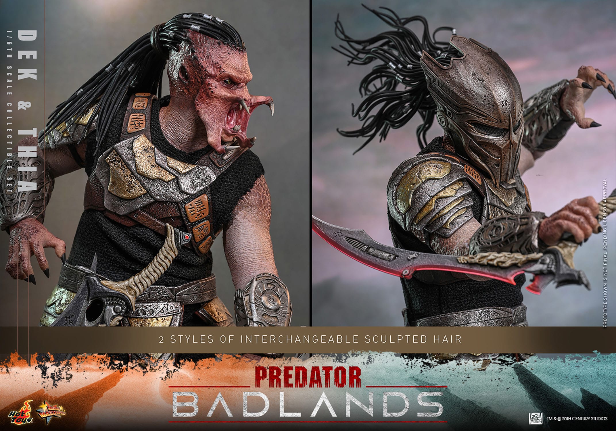 Hot Toy Predator: Badlands Movie Masterpiece Dek & Thia 30cm - Loaded Dice