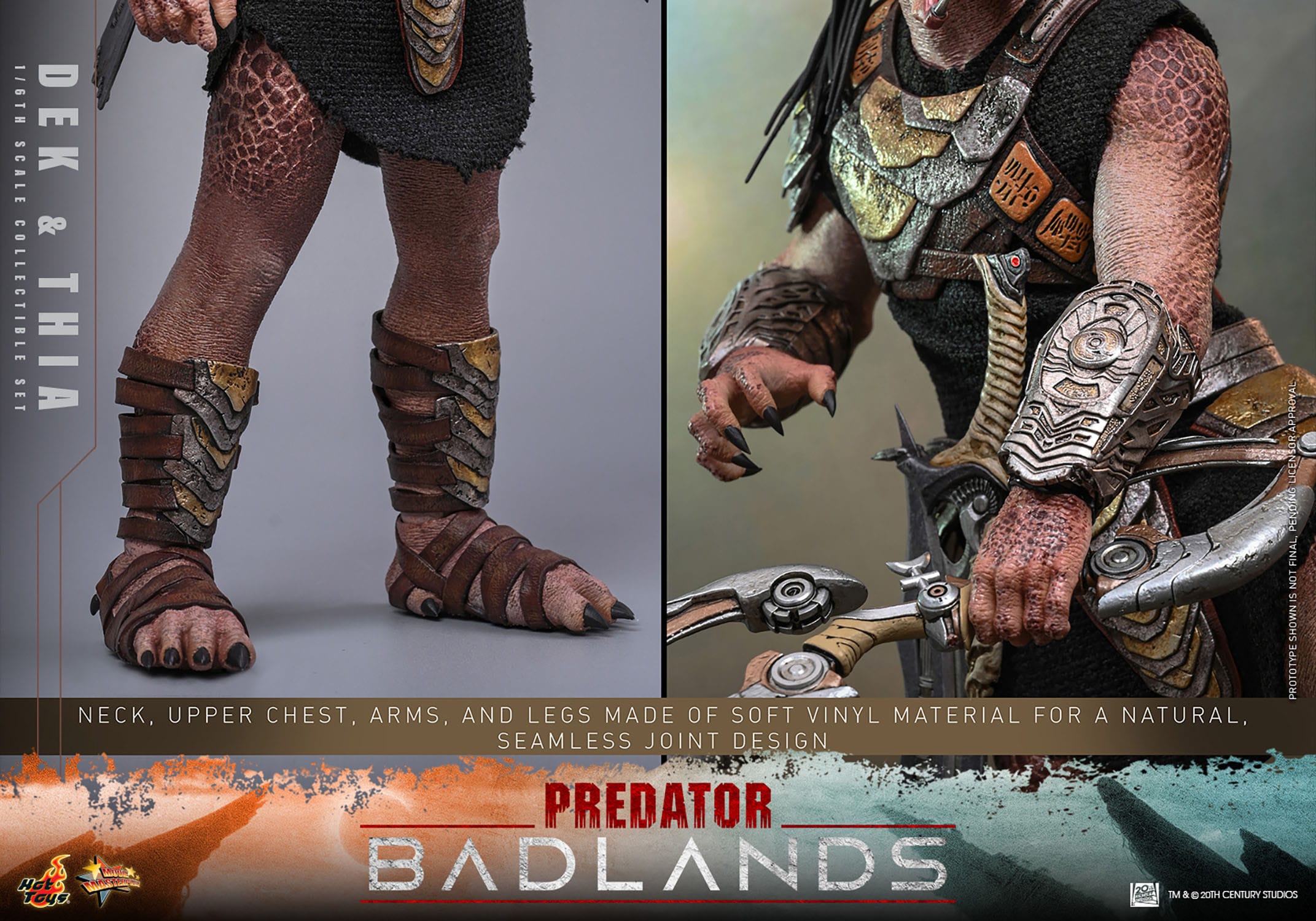 Hot Toy Predator: Badlands Movie Masterpiece Dek & Thia 30cm - Loaded Dice