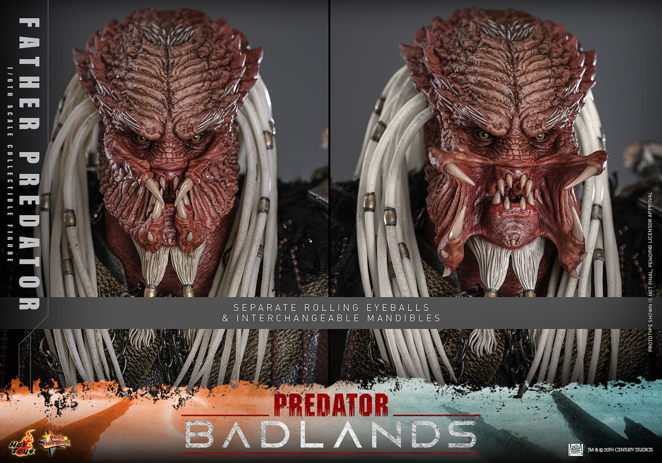 Hot Toys Predator: Badlands Movie Masterpiece Njohrr 36cm - Loaded Dice