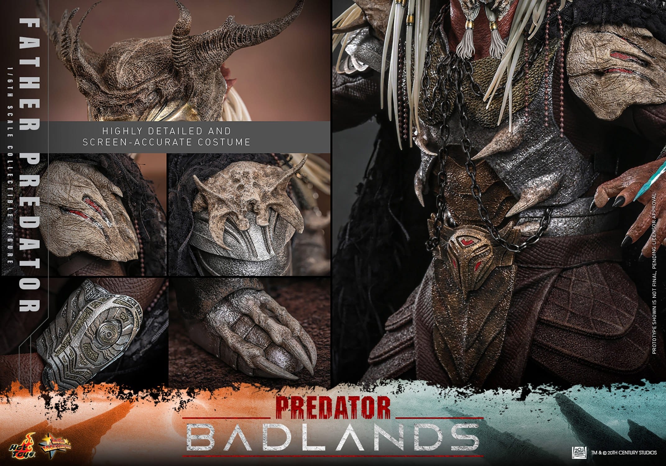 Hot Toys Predator: Badlands Movie Masterpiece Njohrr 36cm - Loaded Dice