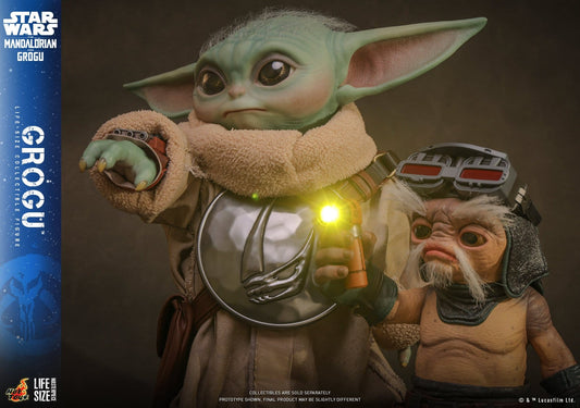 Hot Toys Star Wars: The Mandalorian & Grogu Life-Size Figure Grogu 38cm - Loaded Dice