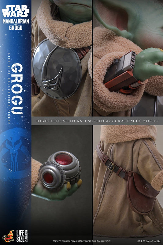 Hot Toys Star Wars: The Mandalorian & Grogu Life-Size Figure Grogu 38cm - Loaded Dice