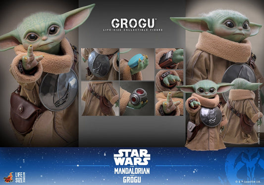 Hot Toys Star Wars: The Mandalorian & Grogu Life-Size Figure Grogu 38cm - Loaded Dice