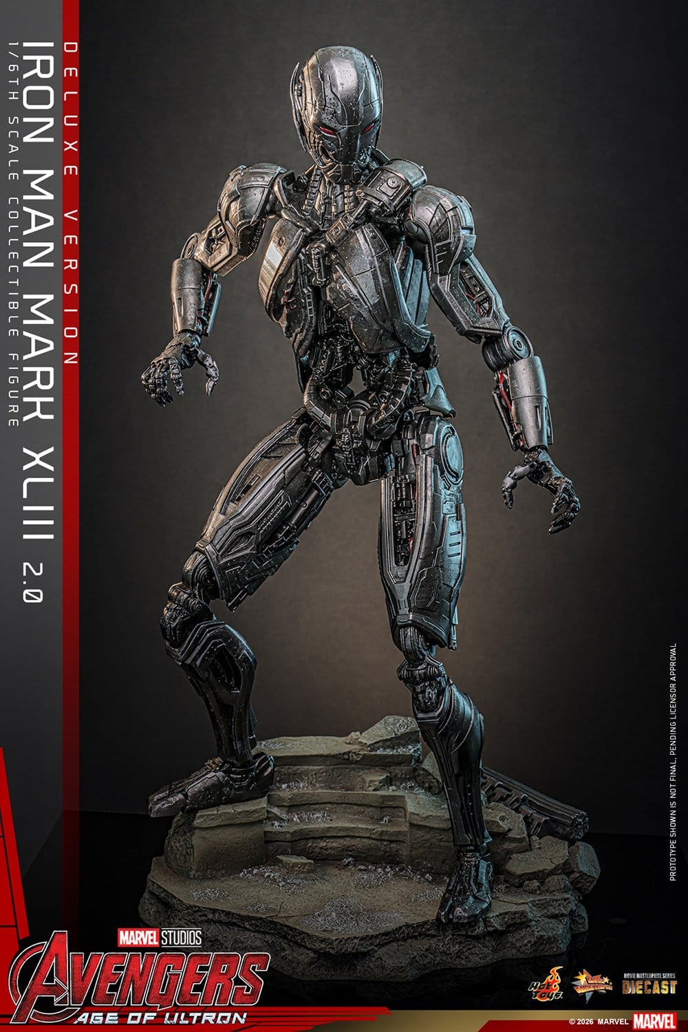 Hot Toys Iron Man: Age of Ultron Movie Masterpiece Iron Man Mark XLIII (2.0) (Deluxe Version) 32cm - Loaded Dice
