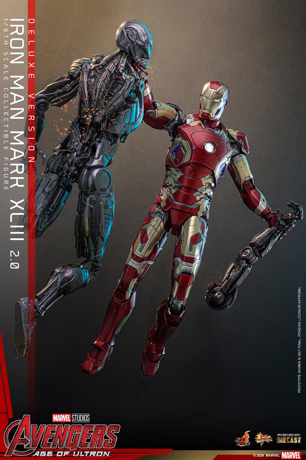 Hot Toys Iron Man: Age of Ultron Movie Masterpiece Iron Man Mark XLIII (2.0) (Deluxe Version) 32cm - Loaded Dice