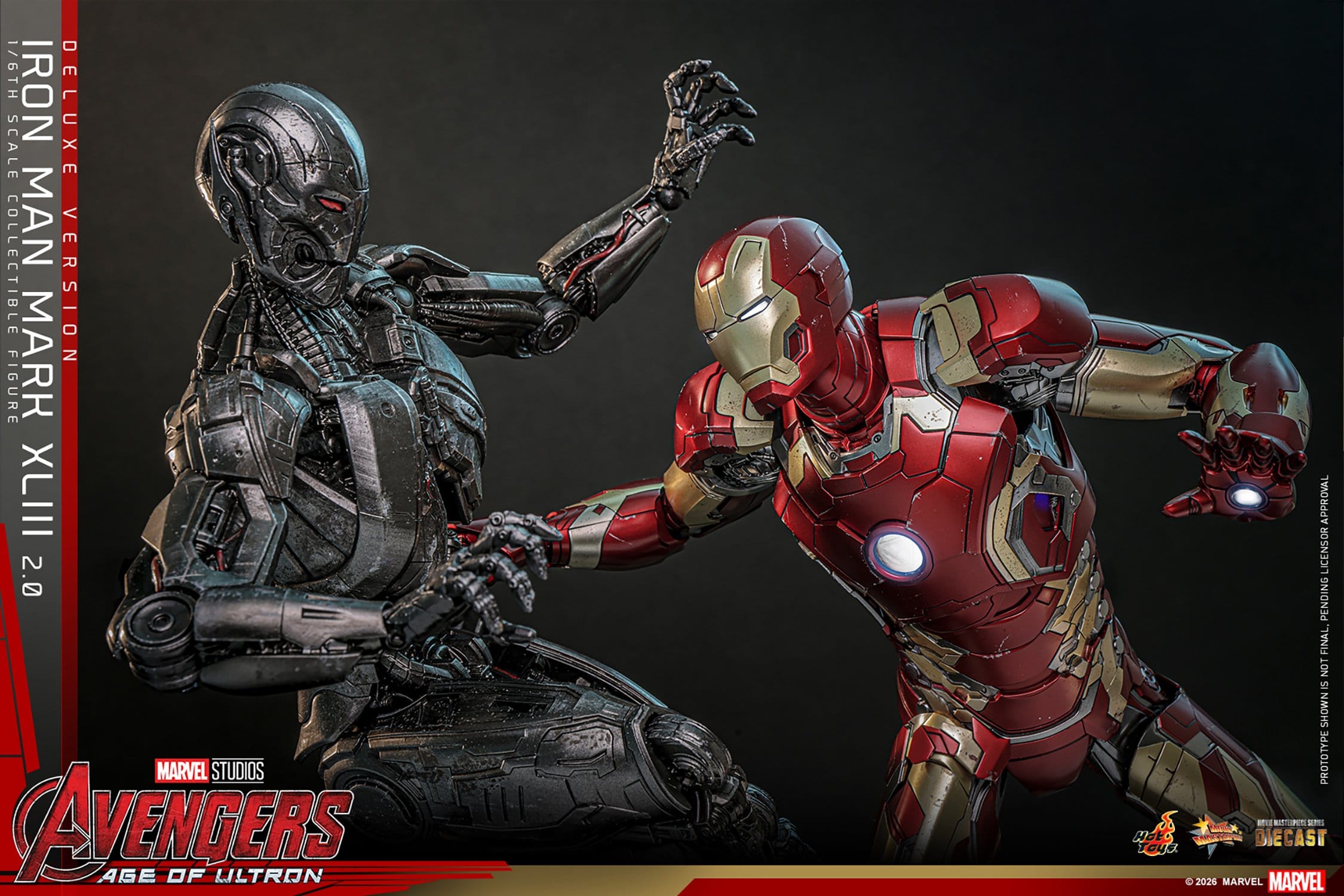 Hot Toys Iron Man: Age of Ultron Movie Masterpiece Iron Man Mark XLIII (2.0) (Deluxe Version) 32cm - Loaded Dice