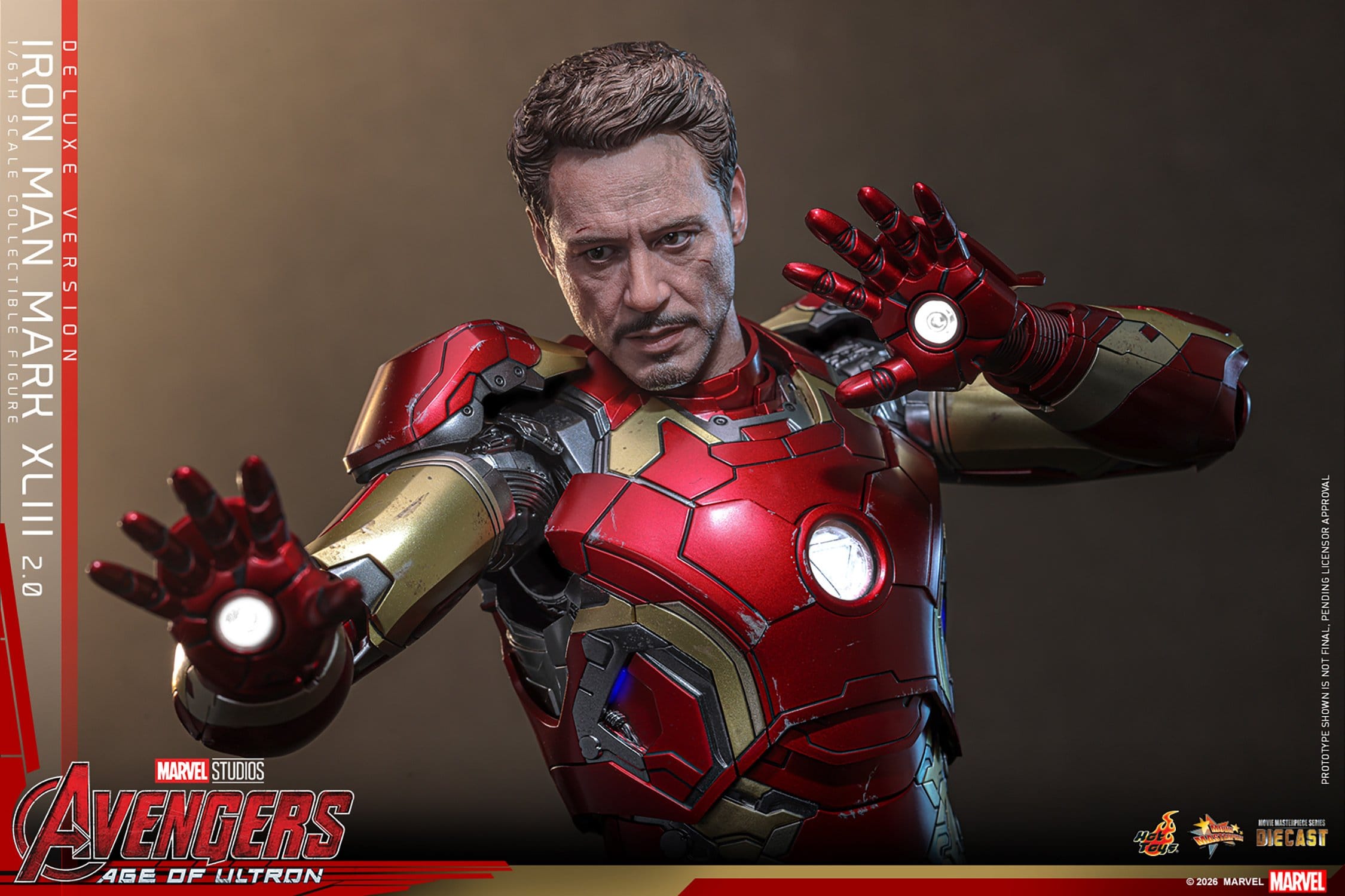 Hot Toys Iron Man: Age of Ultron Movie Masterpiece Iron Man Mark XLIII (2.0) (Deluxe Version) 32cm - Loaded Dice