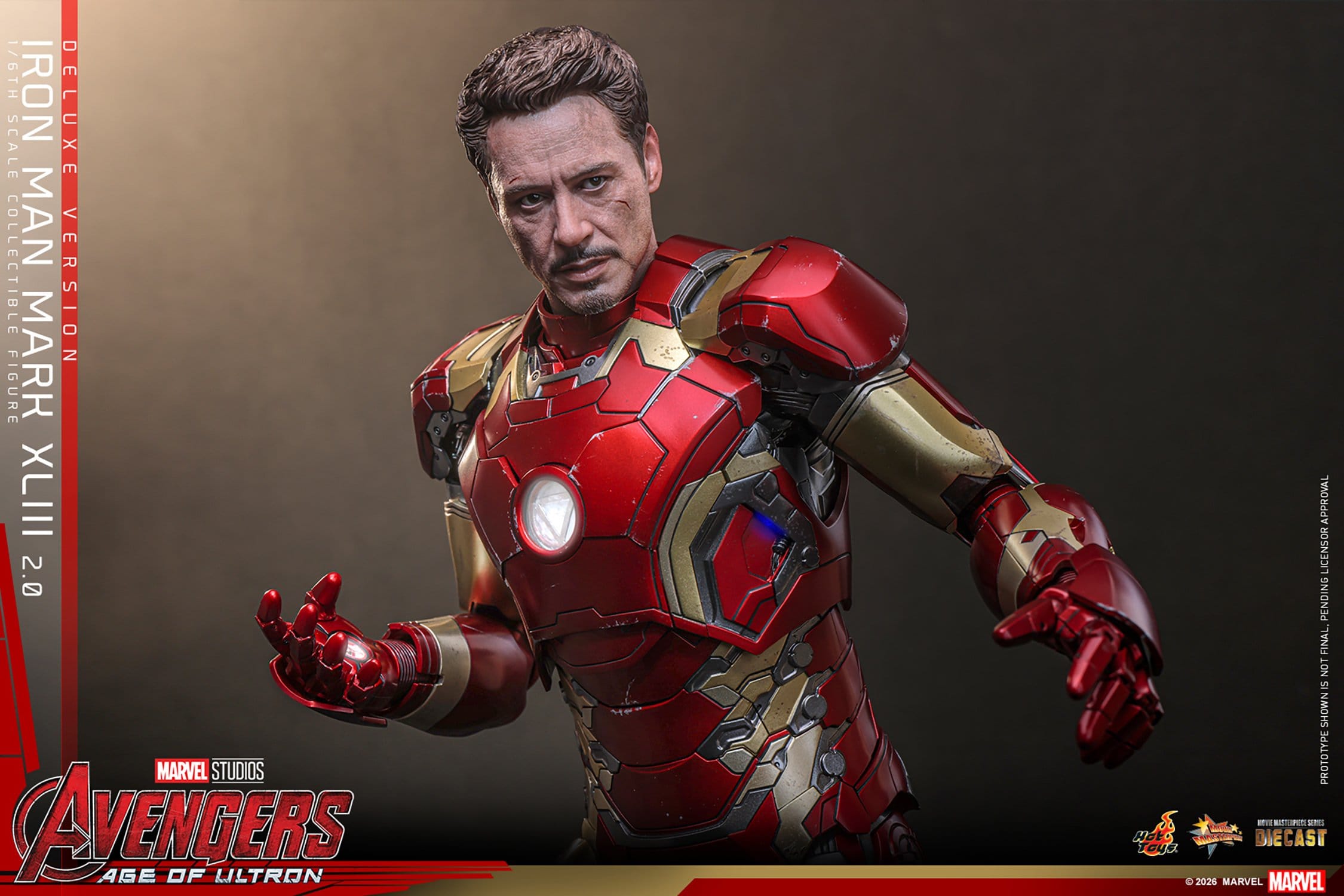 Hot Toys Iron Man: Age of Ultron Movie Masterpiece Iron Man Mark XLIII (2.0) (Deluxe Version) 32cm - Loaded Dice