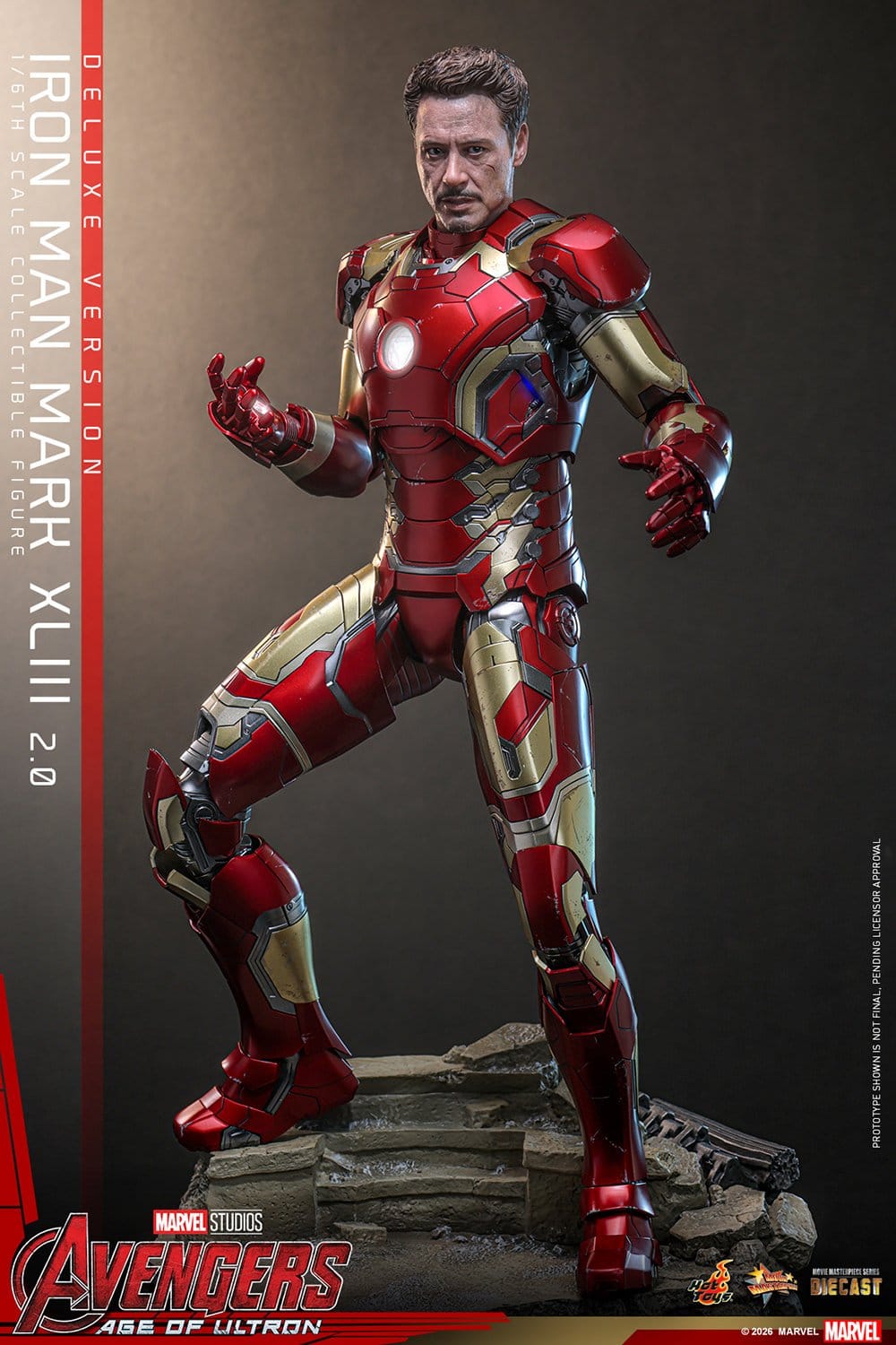 Hot Toys Iron Man: Age of Ultron Movie Masterpiece Iron Man Mark XLIII (2.0) (Deluxe Version) 32cm - Loaded Dice
