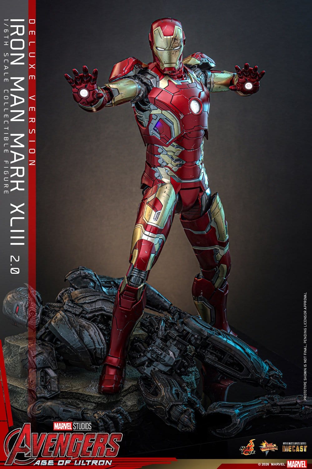 Hot Toys Iron Man: Age of Ultron Movie Masterpiece Iron Man Mark XLIII (2.0) (Deluxe Version) 32cm - Loaded Dice