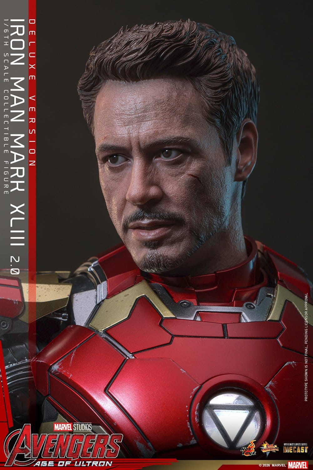 Hot Toys Iron Man: Age of Ultron Movie Masterpiece Iron Man Mark XLIII (2.0) (Deluxe Version) 32cm - Loaded Dice