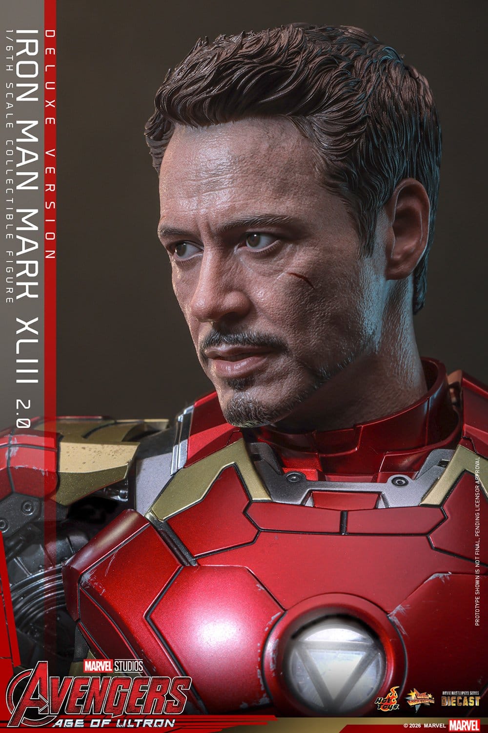 Hot Toys Iron Man: Age of Ultron Movie Masterpiece Iron Man Mark XLIII (2.0) (Deluxe Version) 32cm - Loaded Dice