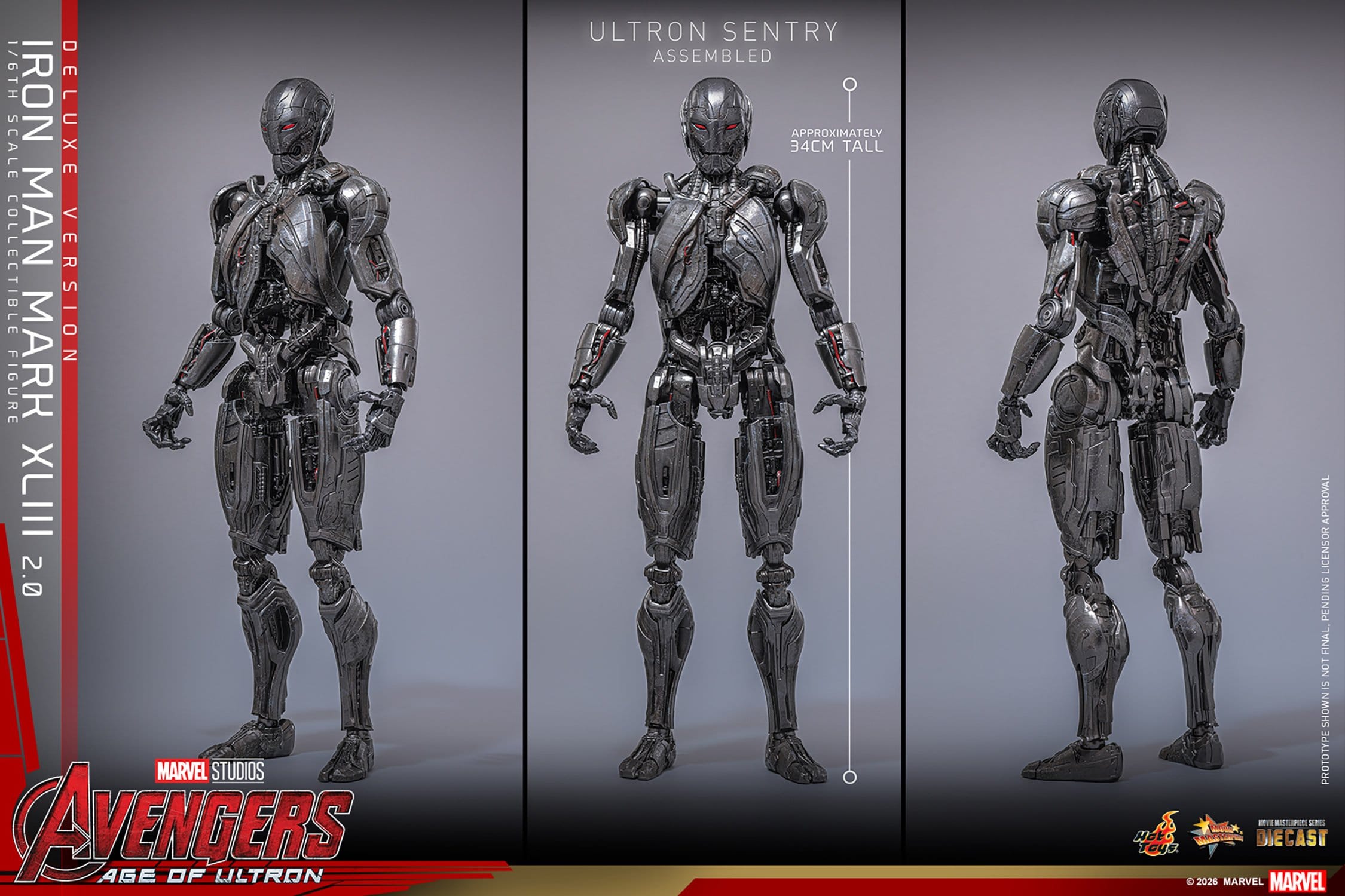 Hot Toys Iron Man: Age of Ultron Movie Masterpiece Iron Man Mark XLIII (2.0) (Deluxe Version) 32cm - Loaded Dice