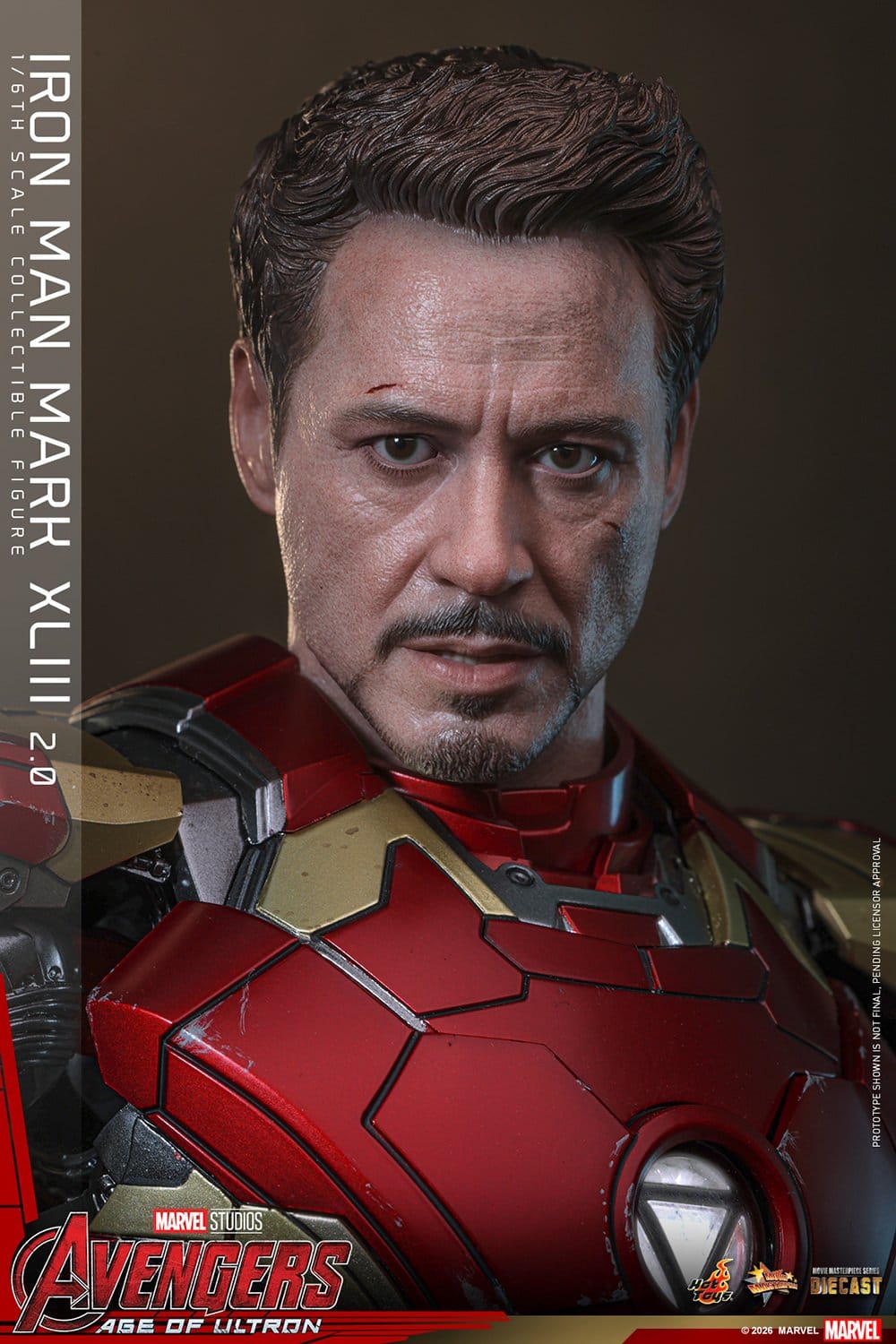 Hot Toys Iron Man: Age of Ultron Movie Masterpiece Iron Man Mark XLIII (2.0) 32cm - Loaded Dice