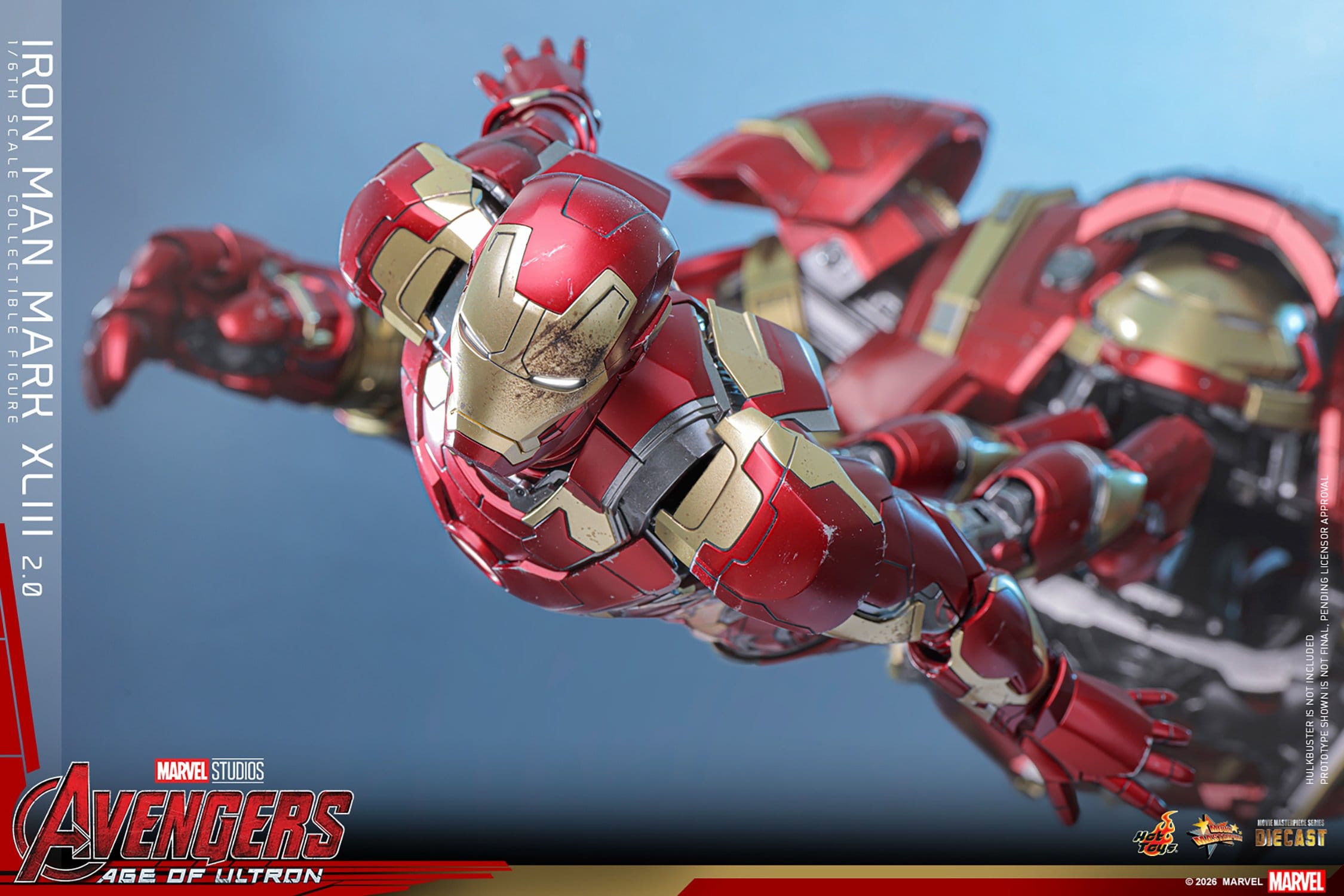 Hot Toys Iron Man: Age of Ultron Movie Masterpiece Iron Man Mark XLIII (2.0) 32cm - Loaded Dice