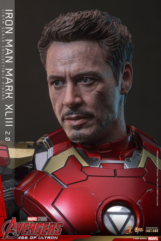 Hot Toys Iron Man: Age of Ultron Movie Masterpiece Iron Man Mark XLIII (2.0) 32cm - Loaded Dice