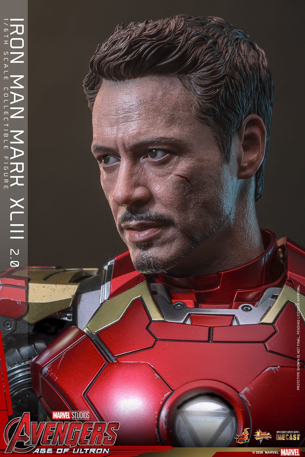 Hot Toys Iron Man: Age of Ultron Movie Masterpiece Iron Man Mark XLIII (2.0) 32cm - Loaded Dice