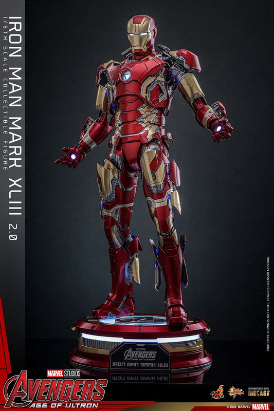 Hot Toys Iron Man: Age of Ultron Movie Masterpiece Iron Man Mark XLIII (2.0) 32cm - Loaded Dice
