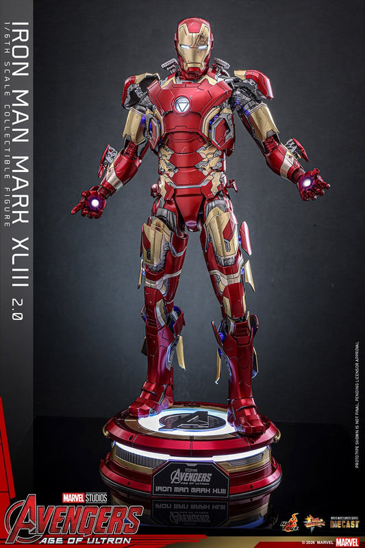 Hot Toys Iron Man: Age of Ultron Movie Masterpiece Iron Man Mark XLIII (2.0) 32cm - Loaded Dice
