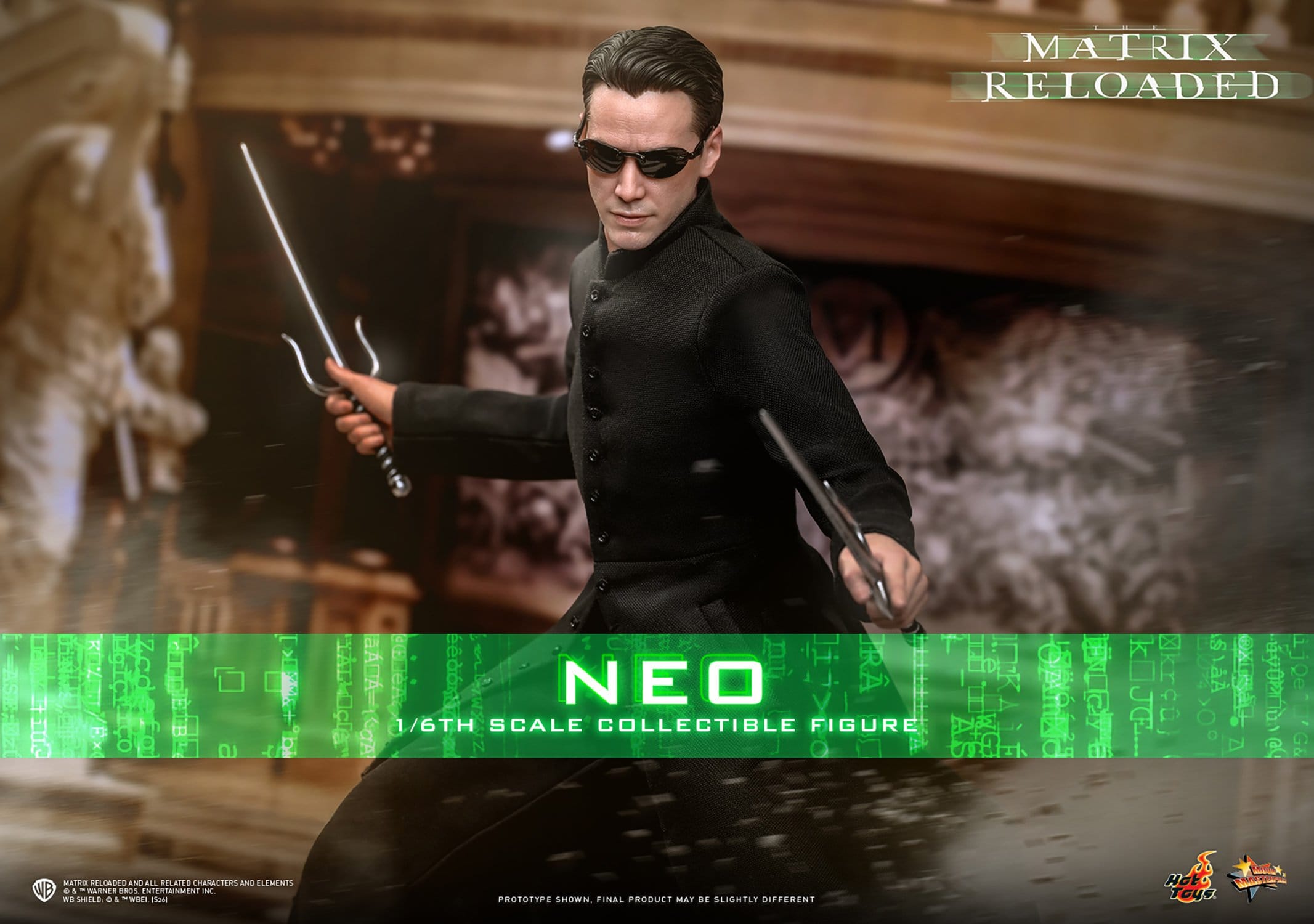 Hot Toys Matrix: Movie Masterpiece Neo 31cm - Loaded Dice