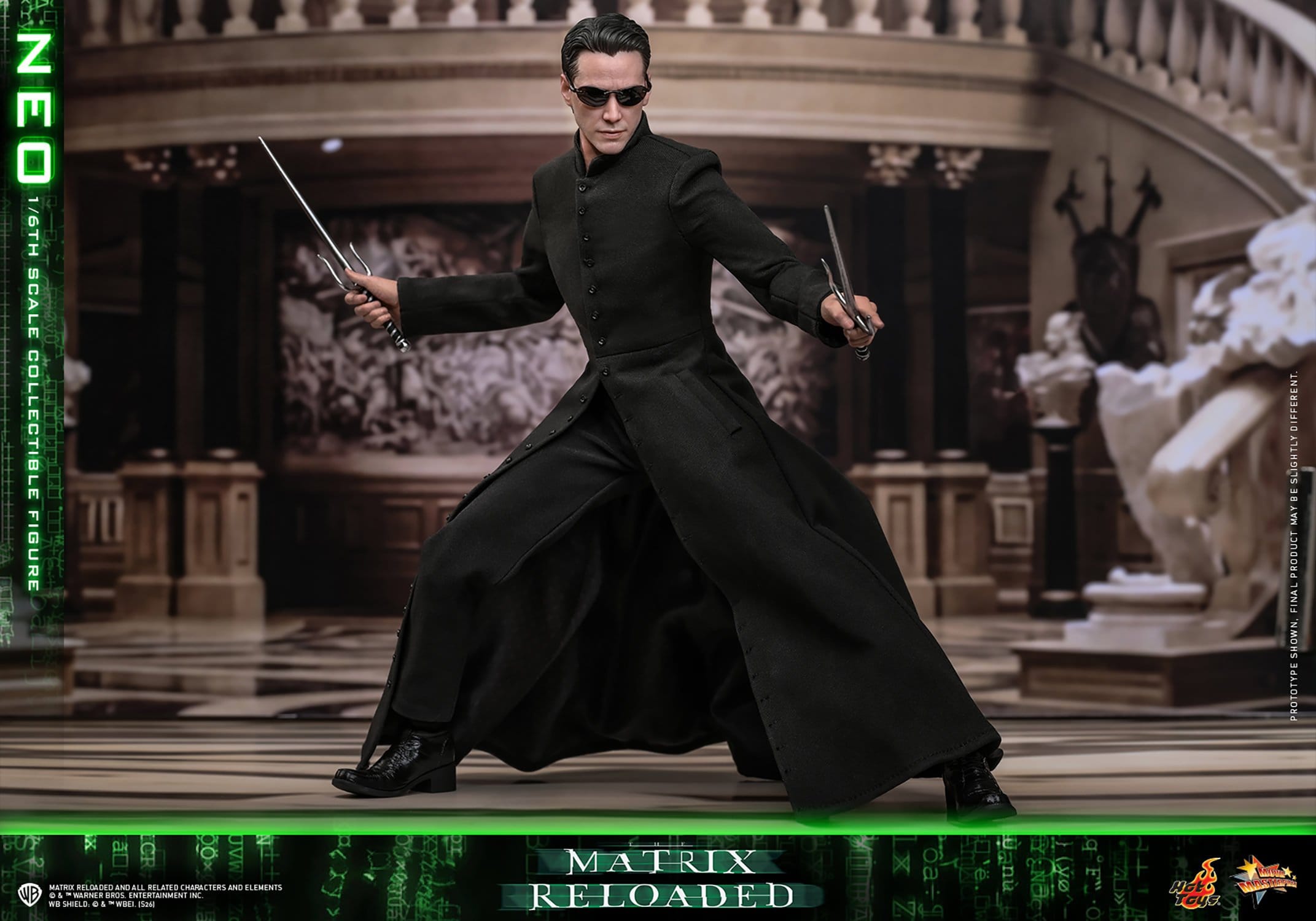 Hot Toys Matrix: Movie Masterpiece Neo 31cm - Loaded Dice