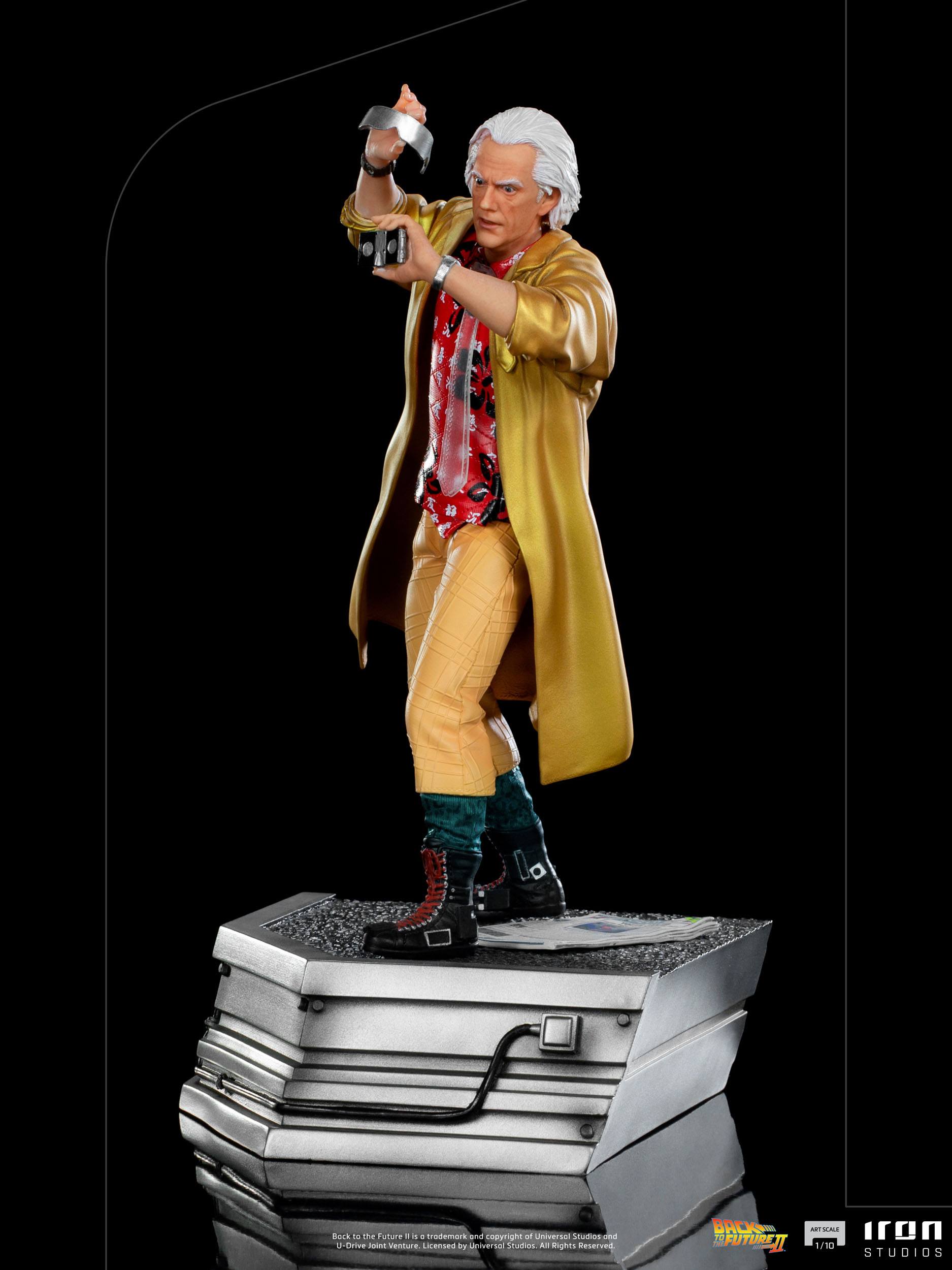 Back to the Future II Art Scale Statue 1/10 Doc Brown 25 cm - Loaded Dice