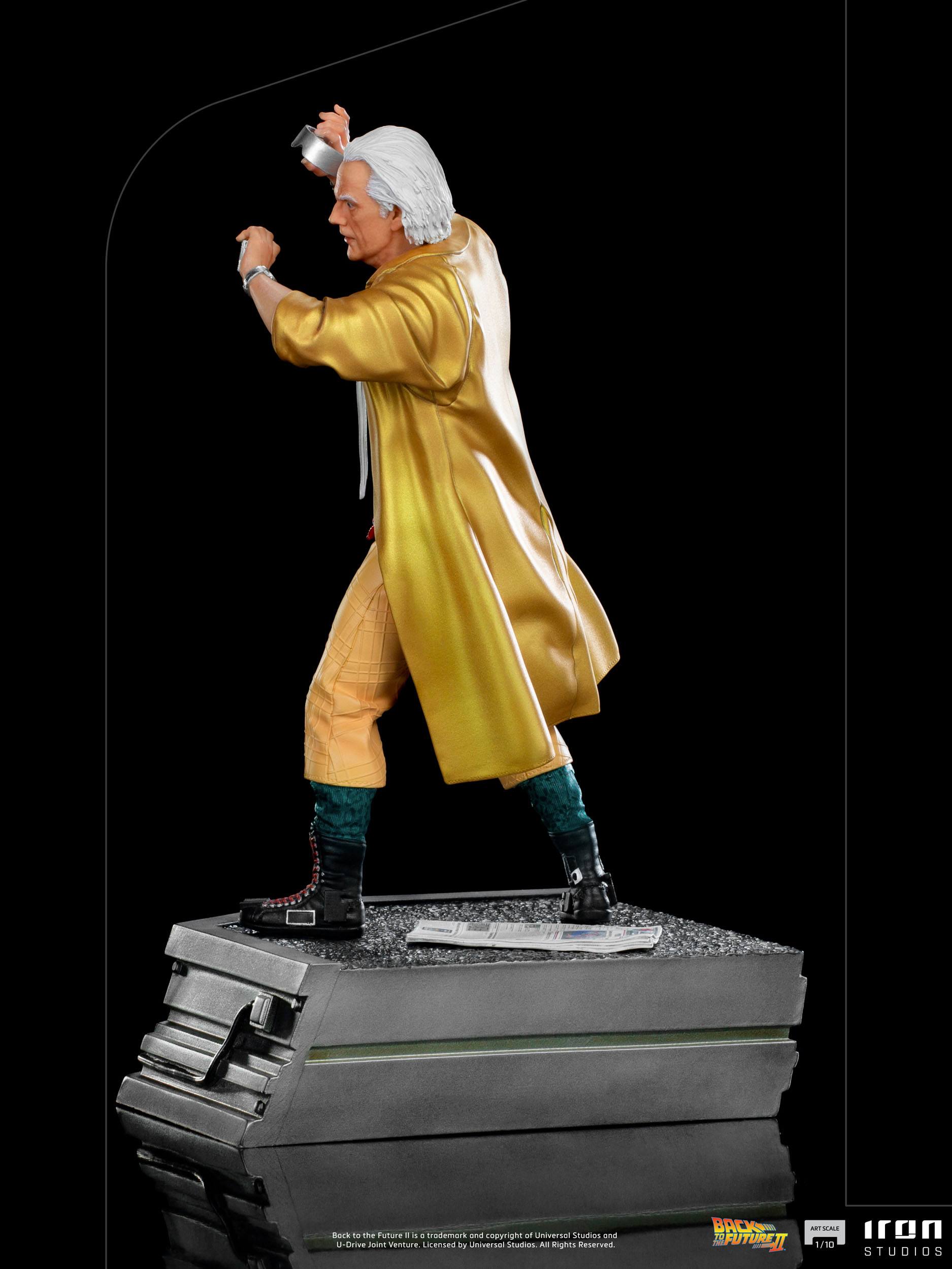Back to the Future II Art Scale Statue 1/10 Doc Brown 25 cm - Loaded Dice